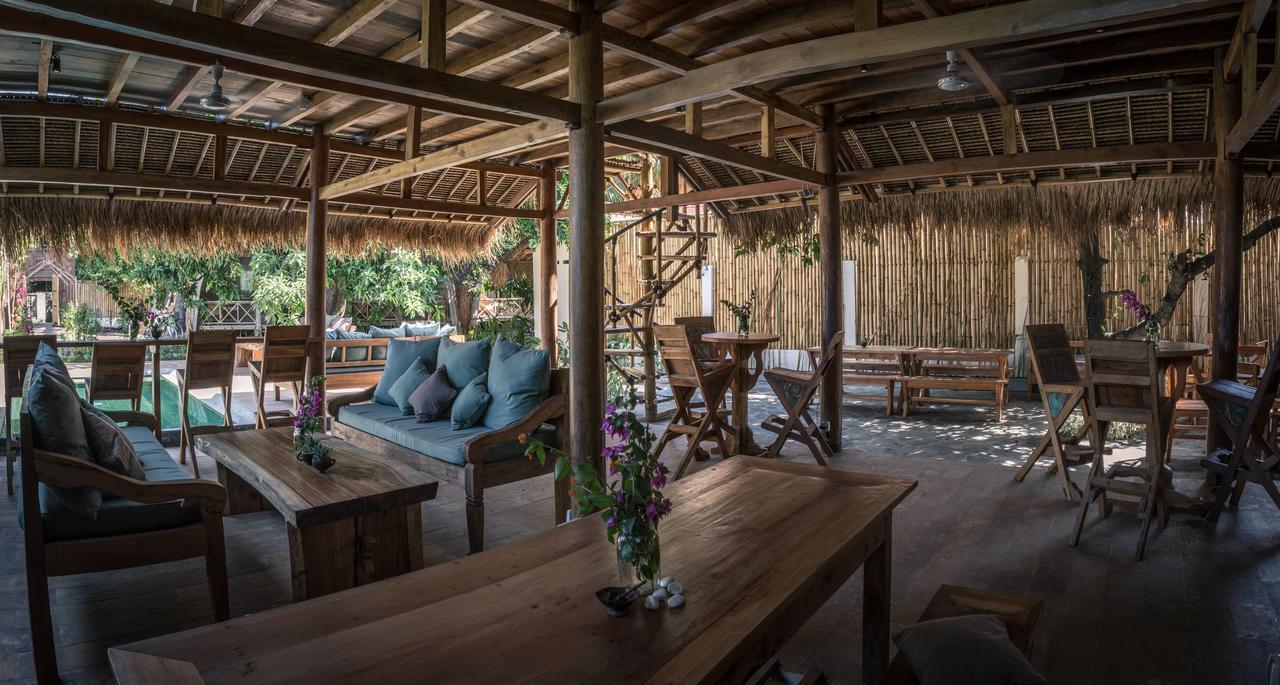 Flowers & Fire Yoga Garden Gili Islands Exterior photo